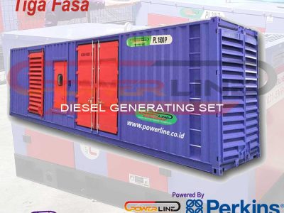 Genset Perkins 1500kva 1200kw Silent