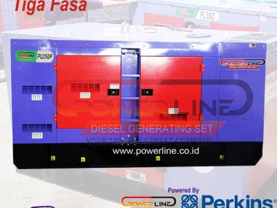 Genset Perkins 250kva 200kw Silent