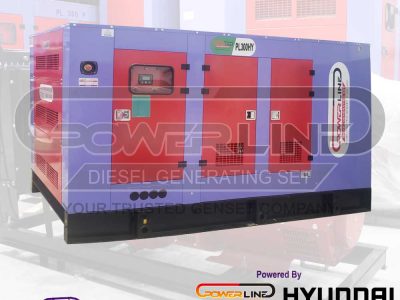 Genset Hyundai 300kva 240kw Silent