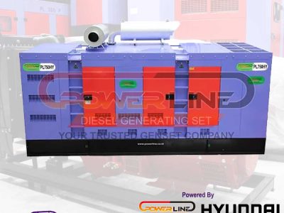 Genset Hyundai 750kva 600kw Silent
