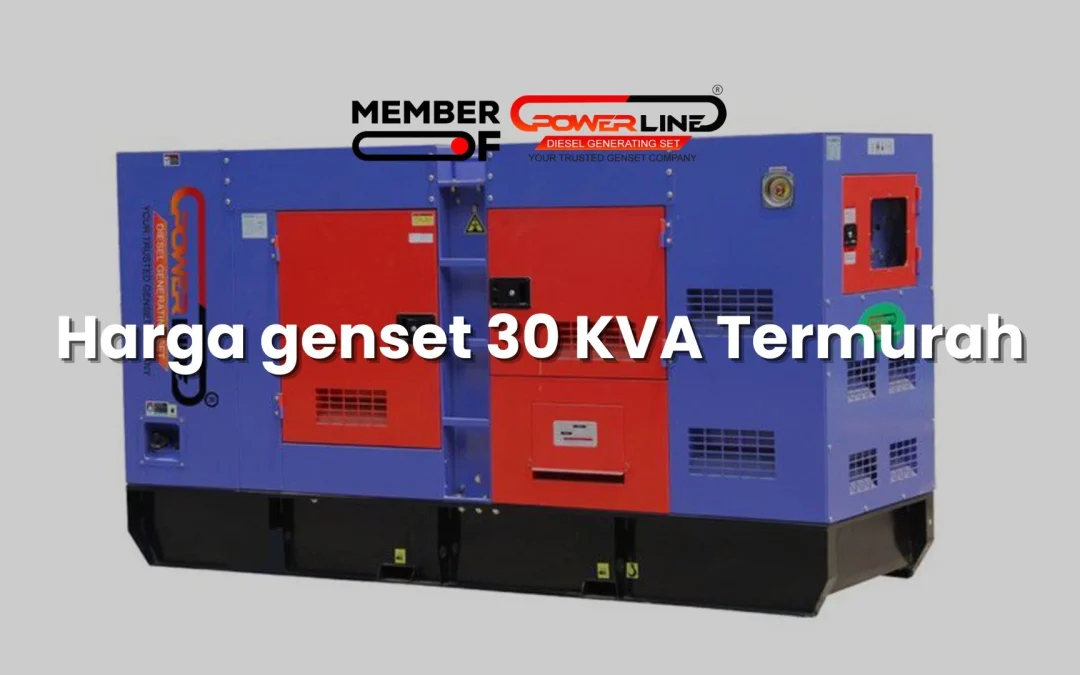 Harga genset 30 KVA Termurah