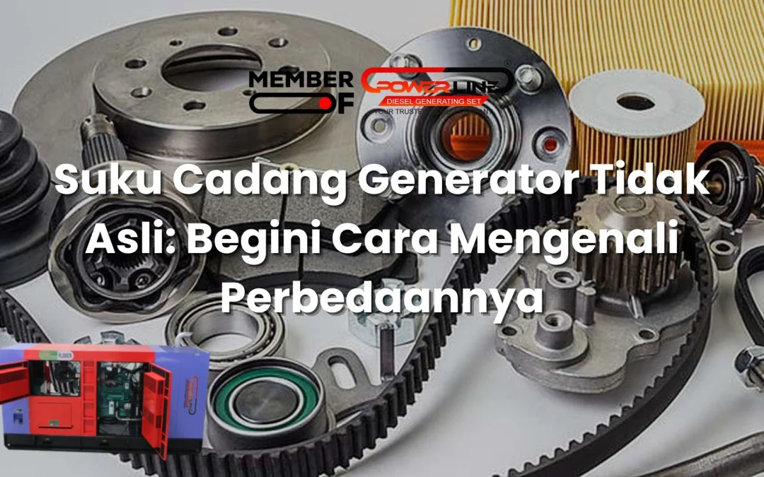 Suku Cadang Generator Tidak Asli: Begini Cara Mengenali Perbedaannya