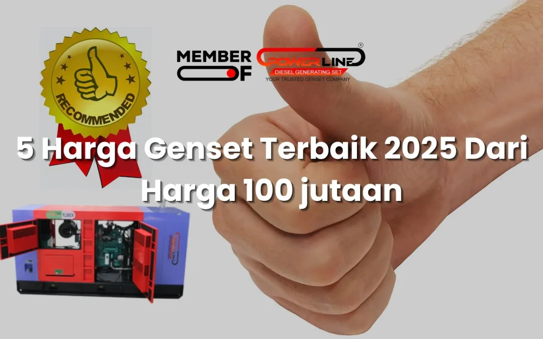 5 Harga Genset Terbaik 2025 Dari Harga 100 jutaan