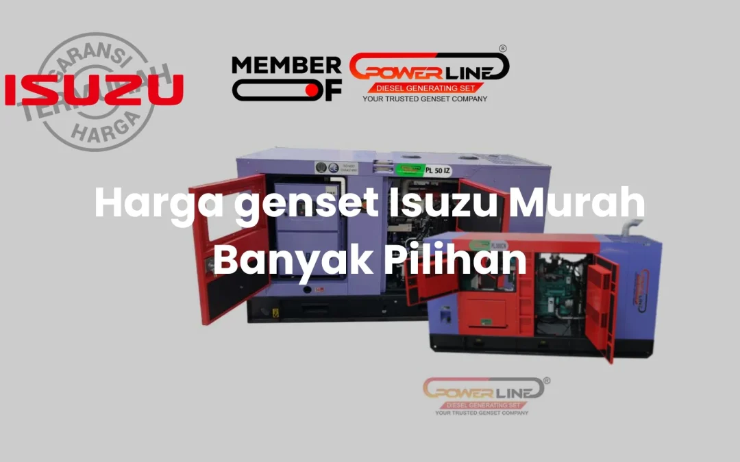 Harga genset Isuzu Murah Banyak Pilihan