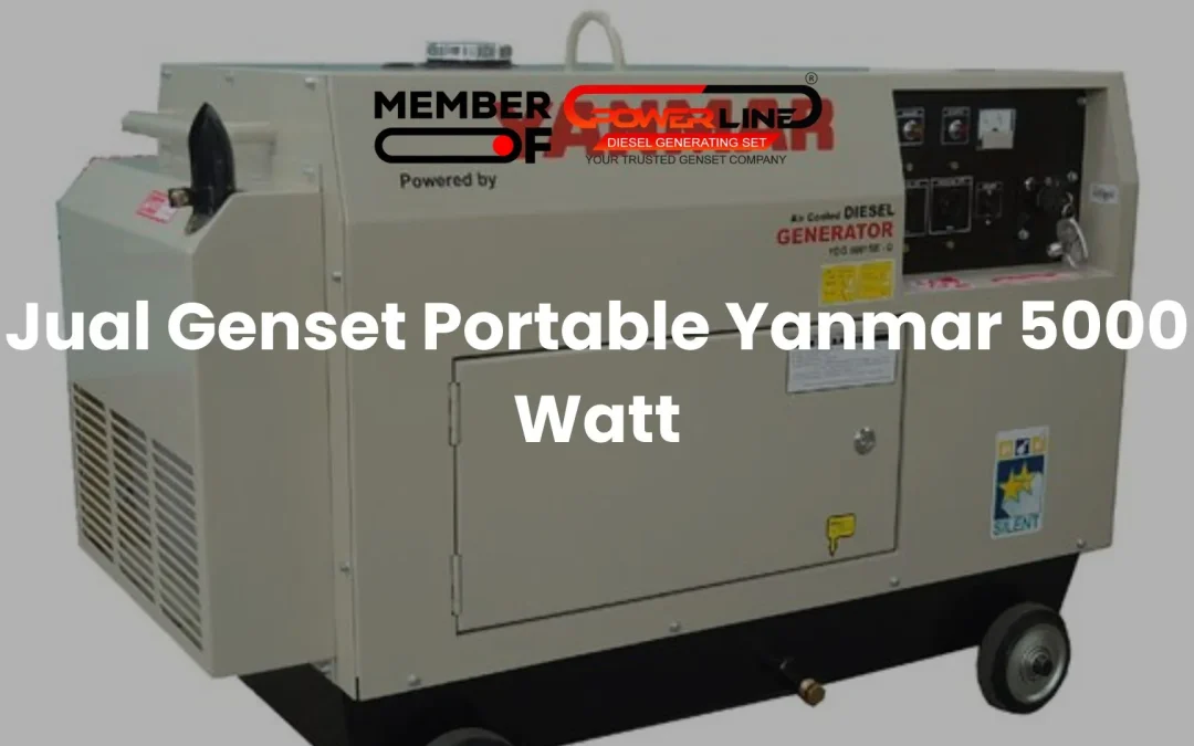 Jual Genset Portable Yanmar 5000 Watt