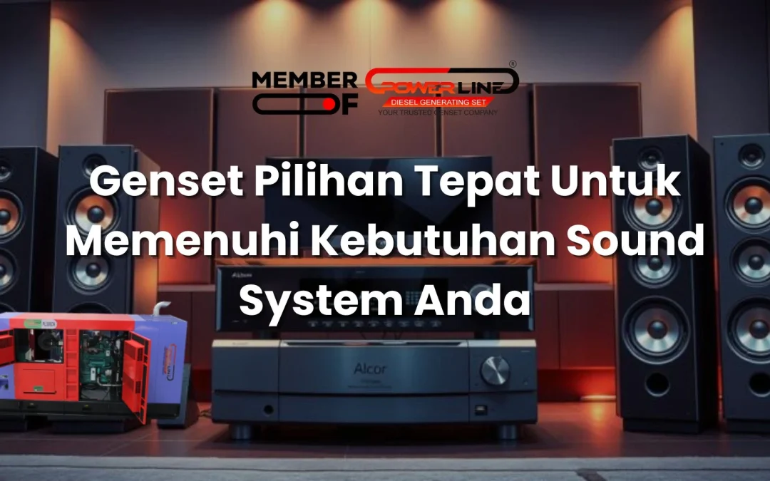 Genset Pilihan Tepat Untuk Memenuhi Kebutuhan Sound System Anda
