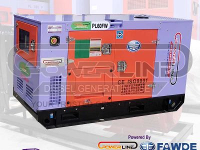 Genset Fawde 60kva 48kw Silent