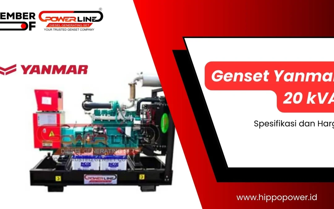 Genset Yanmar 20 kVa | Spesfikasi dan Harga