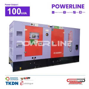 Genset Powerline 100 Kva Silent Powerline