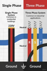 Single Phase And Three Phase