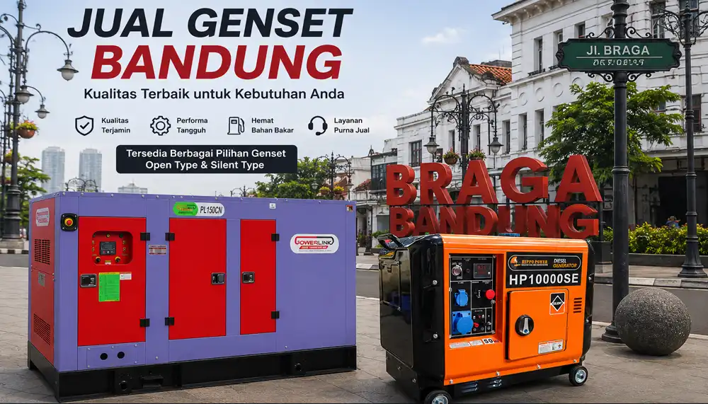 Jual Genset Bandung Berkualitas untuk Berbagai Kebutuhan