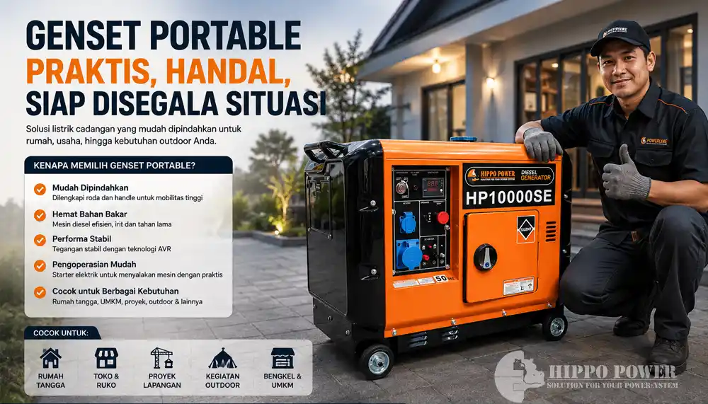Mengapa Genset Portable Semakin Diminati? Kenali Keunggulan dan Cara Memilihnya