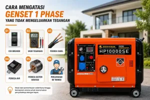 Mengatasi Genset Tidak Keluar Tegangan